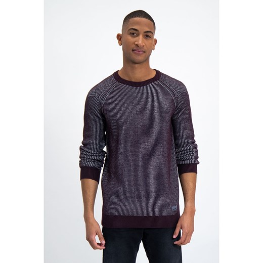 Sweter w kolorze bordowym