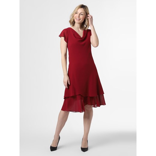 Ambiance - Damska sukienka wieczorowa, czerwony Ambiance  46 vangraaf
