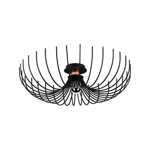 Lampa sufitowa "Aspendos" w kolorze czarnym - Ø 56 cm  Opviq OneSize wyprzedaż Limango Polska 