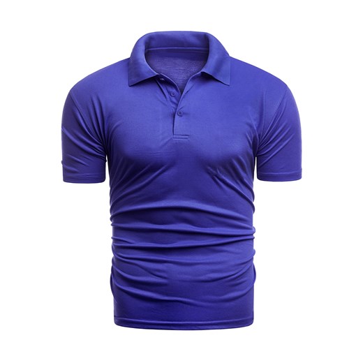 Wyprzedaż koszulka polo Eutex - indigo ze sklepu Risardi w kategorii T-shirty męskie - zdjęcie 85401462