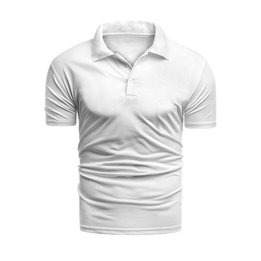 Wyprzedaż koszulka polo Eutex - biała ze sklepu Risardi w kategorii T-shirty męskie - zdjęcie 85401470