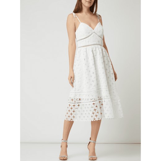 Sukienka z kwiatowej koronki model ‘Louisiana’  Bardot XL Peek&Cloppenburg 