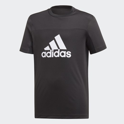 T-shirt chłopięce Adidas bez wzorów z krótkim rękawem 