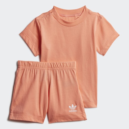 Odzież dla niemowląt Adidas różowa 