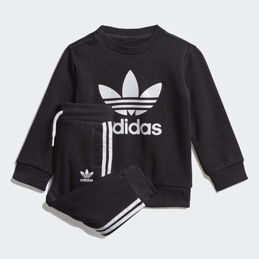 Odzież dla niemowląt czarna Adidas na wiosnę