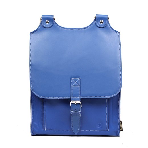 plecak skórzany Bookpack niebieski