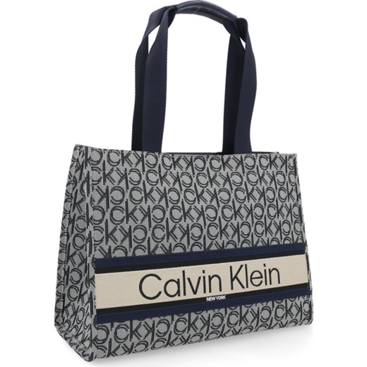 Shopper bag Calvin Klein młodzieżowa bez dodatków 