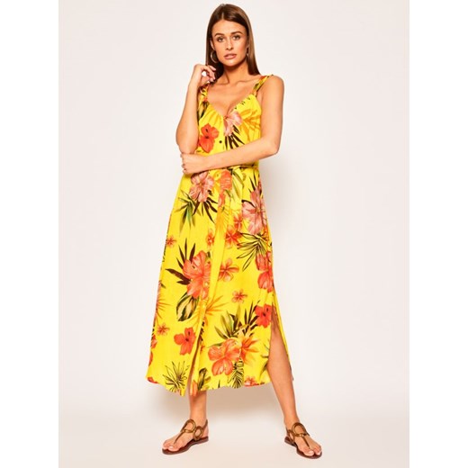 Desigual Sukienka plażowa Corgega 20SWMW37 Kolorowy Regular Fit