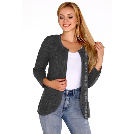 Hetiena Graphite sweter ze sklepu Świat Bielizny w kategorii Swetry damskie - zdjęcie 85524421