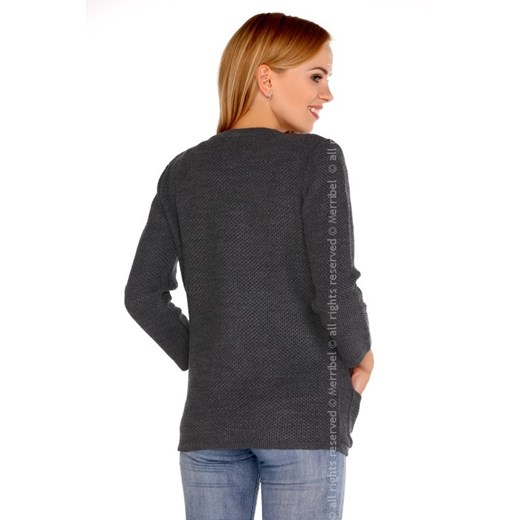 Hetiena Graphite sweter Merribel L/XL Świat Bielizny