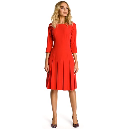 M336 sukienka czerwona ze sklepu Świat Bielizny w kategorii Sukienki - zdjęcie 85529093