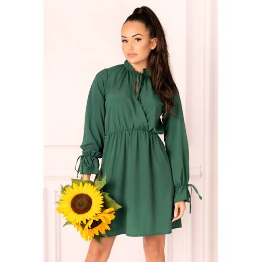 Mirava Dark Green sukienka ze sklepu Świat Bielizny w kategorii Sukienki - zdjęcie 85531793