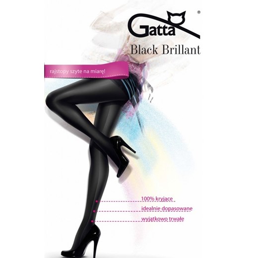 RAJSTOPY GATTA BLACK BRILLANT ze sklepu Świat Bielizny w kategorii Rajstopy - zdjęcie 85551893