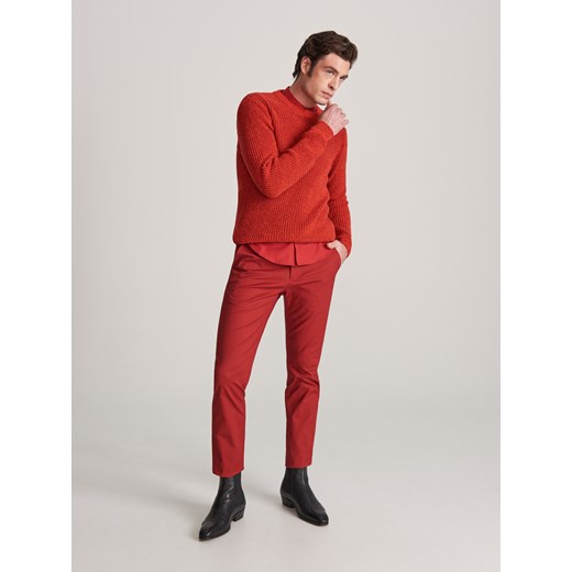 Sweter męski czerwony Reserved 