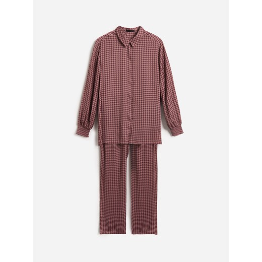 Piżama fioletowa Reserved casualowa 