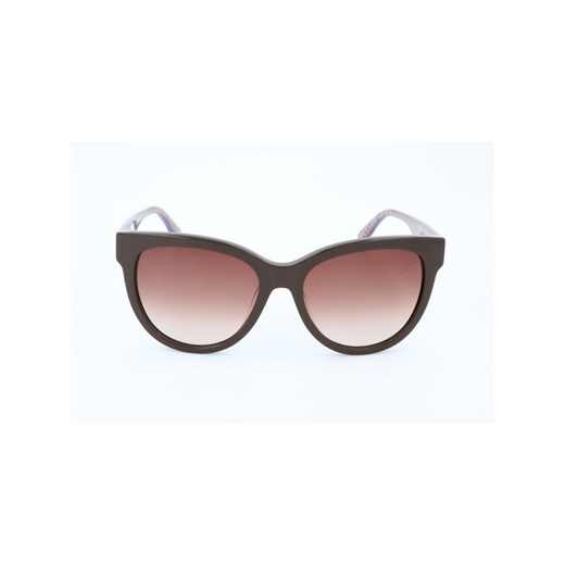 Damskie okulary przeciwsłoneczne w kolorze czerwono-kremowo-brązowym