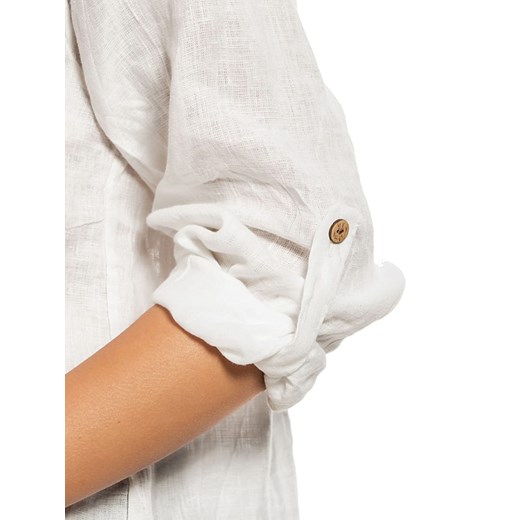 Le Monde du Lin Lniana bluzka &quot;Barcelona&quot; w kolorze białym