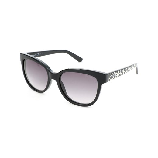 Damskie okulary przeciwsłoneczne w kolorze czarno-biało-szarym