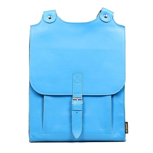 plecak skórzany Bookpack niebieski