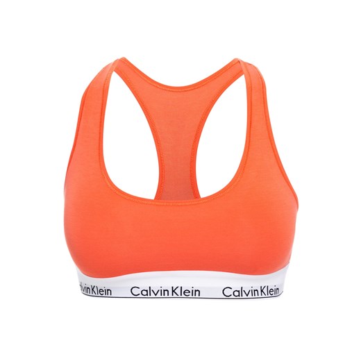 CALVIN KLEIN DAMSKI BIUSTONOSZ STANIK SPORTOWY UNLINED BRALETTE GRAPEFRUITOWY F3785E GPT