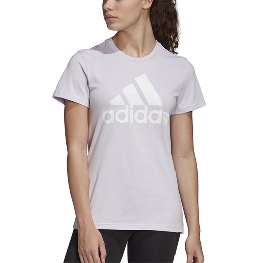 Bluzka damska Adidas z krótkim rękawem sportowa z bawełny 