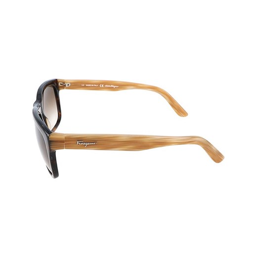 Damskie okulary przeciwsłoneczne w kolorze brązowo-beżowym