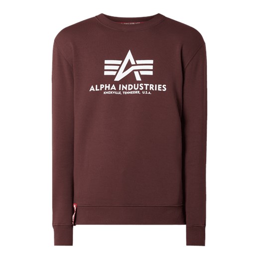 Bluza męska Alpha Industries w stylu młodzieżowym bawełniana 