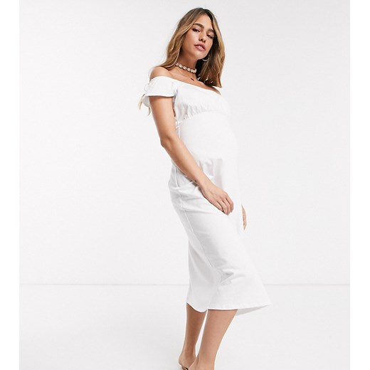 Sukienka ciążowa biała Asos 