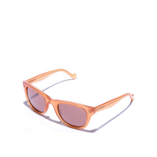 Damskie okulary przeciwsłoneczne w kolorze pomarańczowo-brązowym