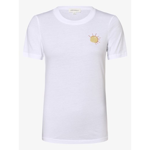 ARMEDANGELS - T-shirt damski – Lidaa, biały Armedangels  S vangraaf