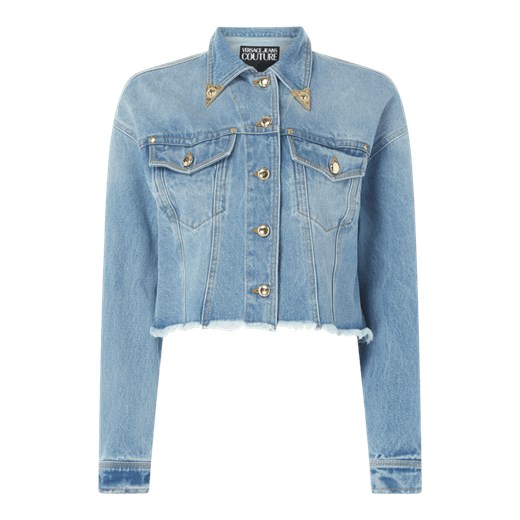 Kurtka jeansowa z bawełny w stylu western Versace Jeans 38 Peek&Cloppenburg