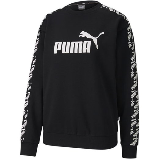 Czarna bluza damska Puma krótka jesienna 