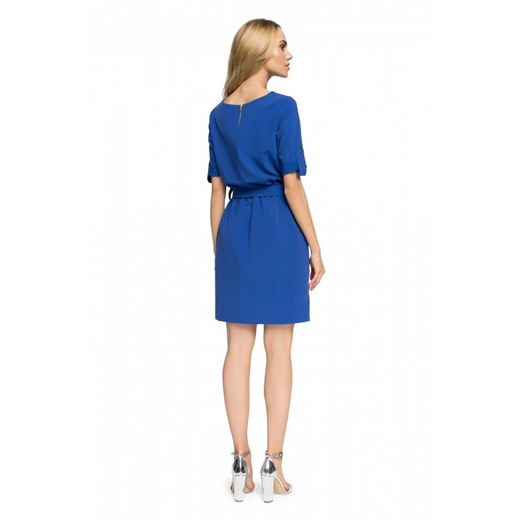 Style sukienka z elastanu niebieska 