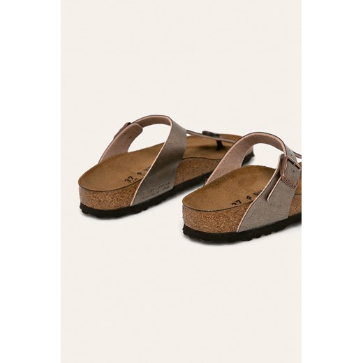 Klapki damskie Birkenstock brązowe na lato 