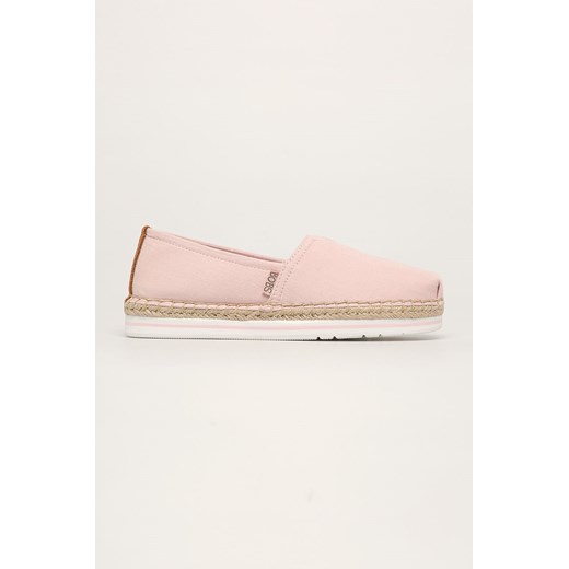 Espadryle damskie Skechers z tkaniny na platformie 