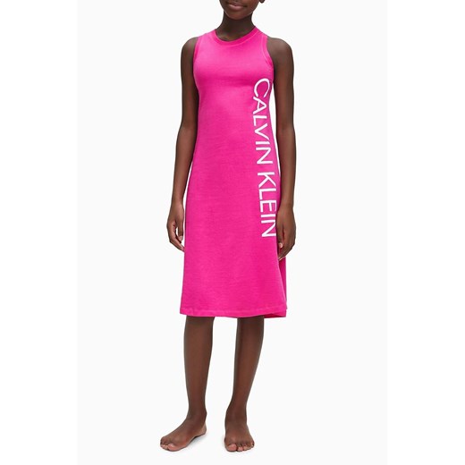 Calvin Klein różowa sukienka dziewczęca Tank Dress Calvin Klein   Differenta.pl