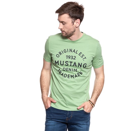 T-shirt męski Mustang z krótkim rękawem 