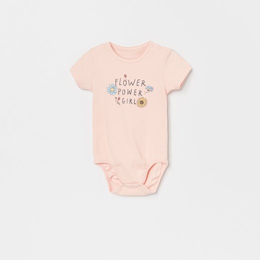 Odzież dla niemowląt Reserved różowa dla dziewczynki z bawełny 