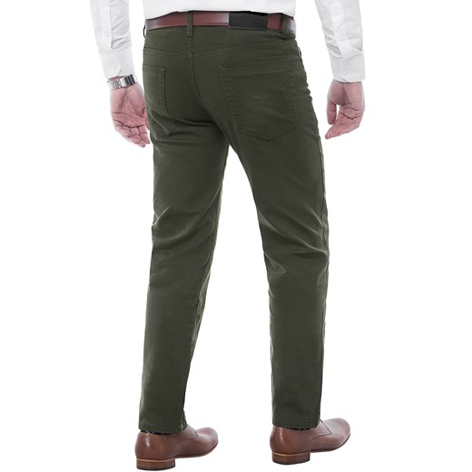 Spodnie męskie zielone Risardi 