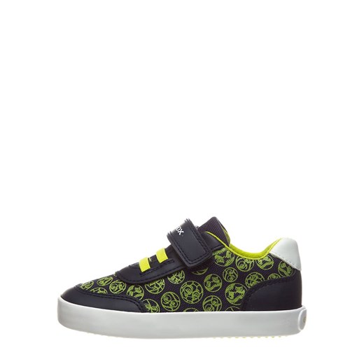 Sneakersy "Gisli" w kolorze granatowo-zielonym