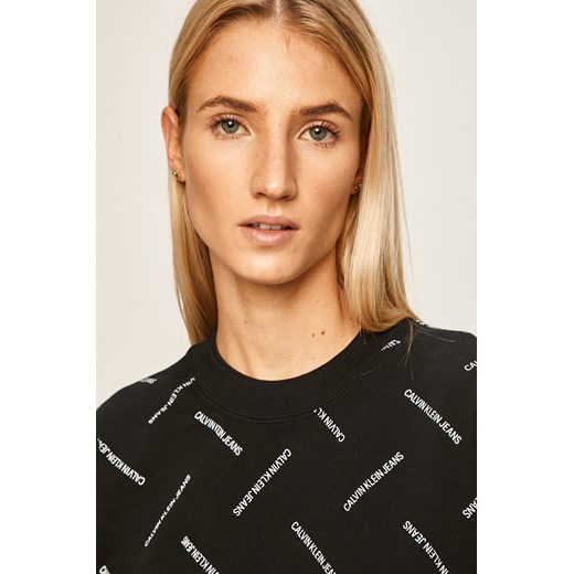Bluza damska Calvin Klein bawełniana w abstrakcyjne wzory 