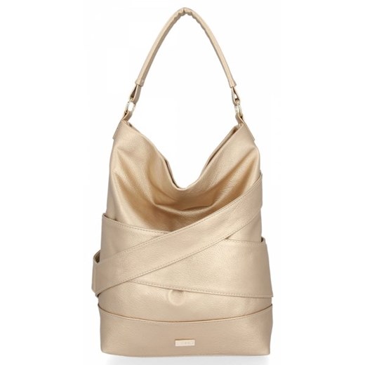 Shopper bag Conci duża bez dodatków ze skóry ekologicznej matowa 