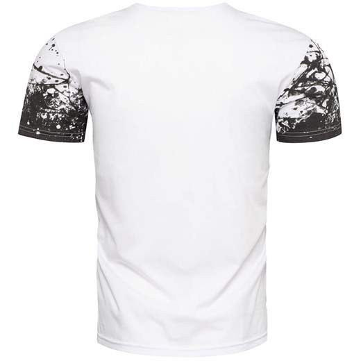 T-shirt męski biały Recea