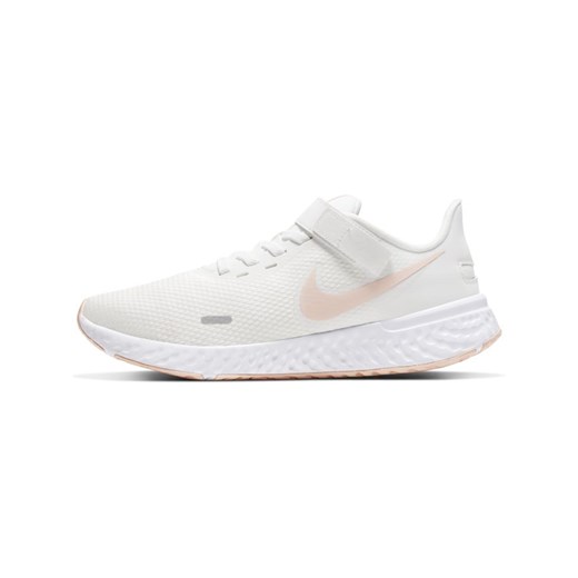 Buty sportowe damskie Nike do biegania revolution tkaninowe białe 