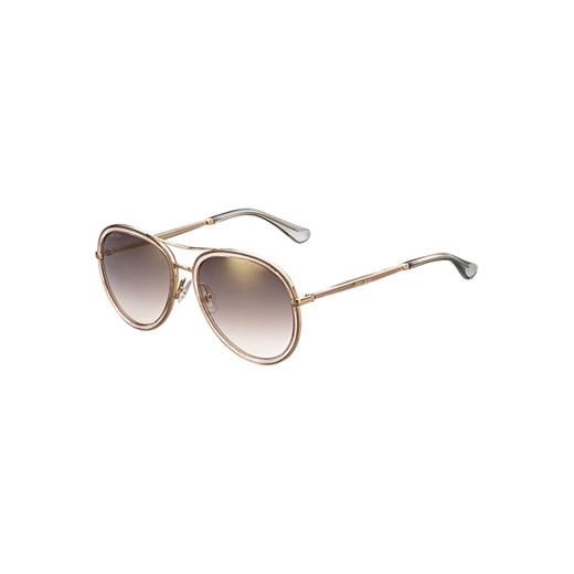 Okulary przeciwsłoneczne "Tora/S" w kolorze różowo-złotym