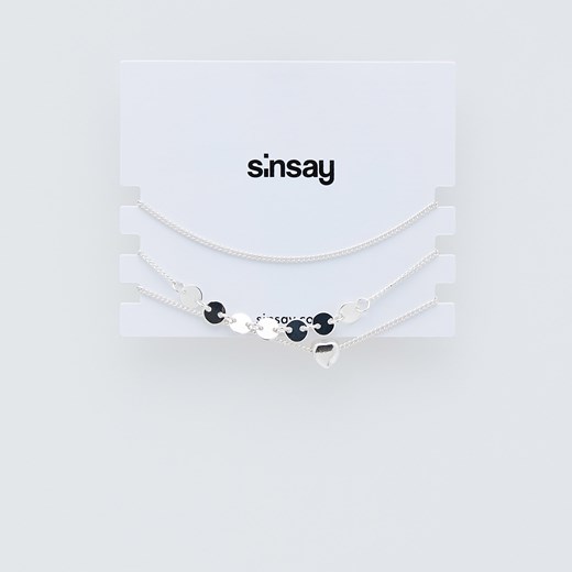 Sinsay - Bransoleta - Srebrny  Sinsay One Size 