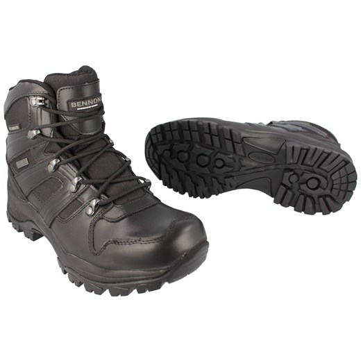 Buty trekkingowe męskie czarne Z-style Cz sznurowane sportowe ze skóry 