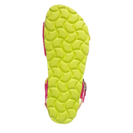 Sandały w kolorze różowo-żółtym