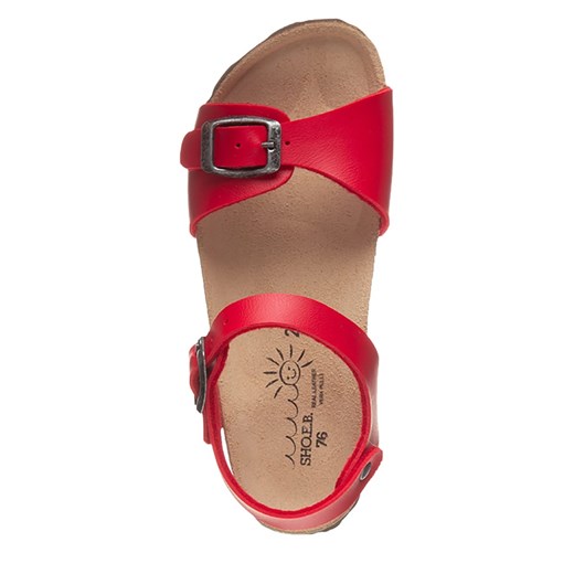 Sandały w kolorze czerwonym