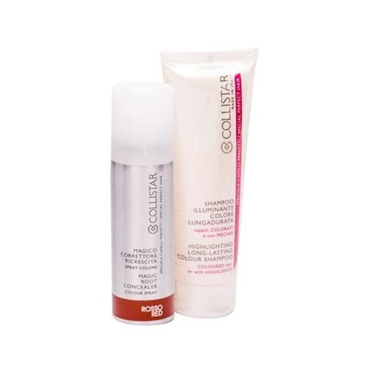 Collistar Special Perfect Hair Magic Root Concealer Red Spray na odrosty 75 ml + Szampon Highlighting Colour 100 ml